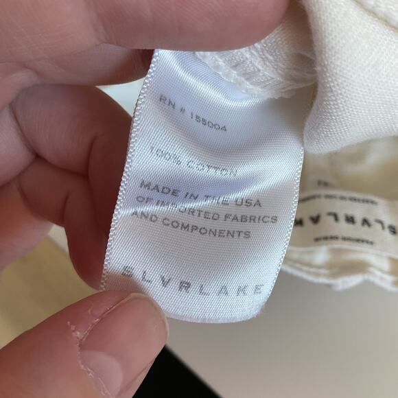 Slvrlake Frankie Womens Premium Denim High Waisted Flare Pure cotton Jeans 31 - Picture 9 of 15